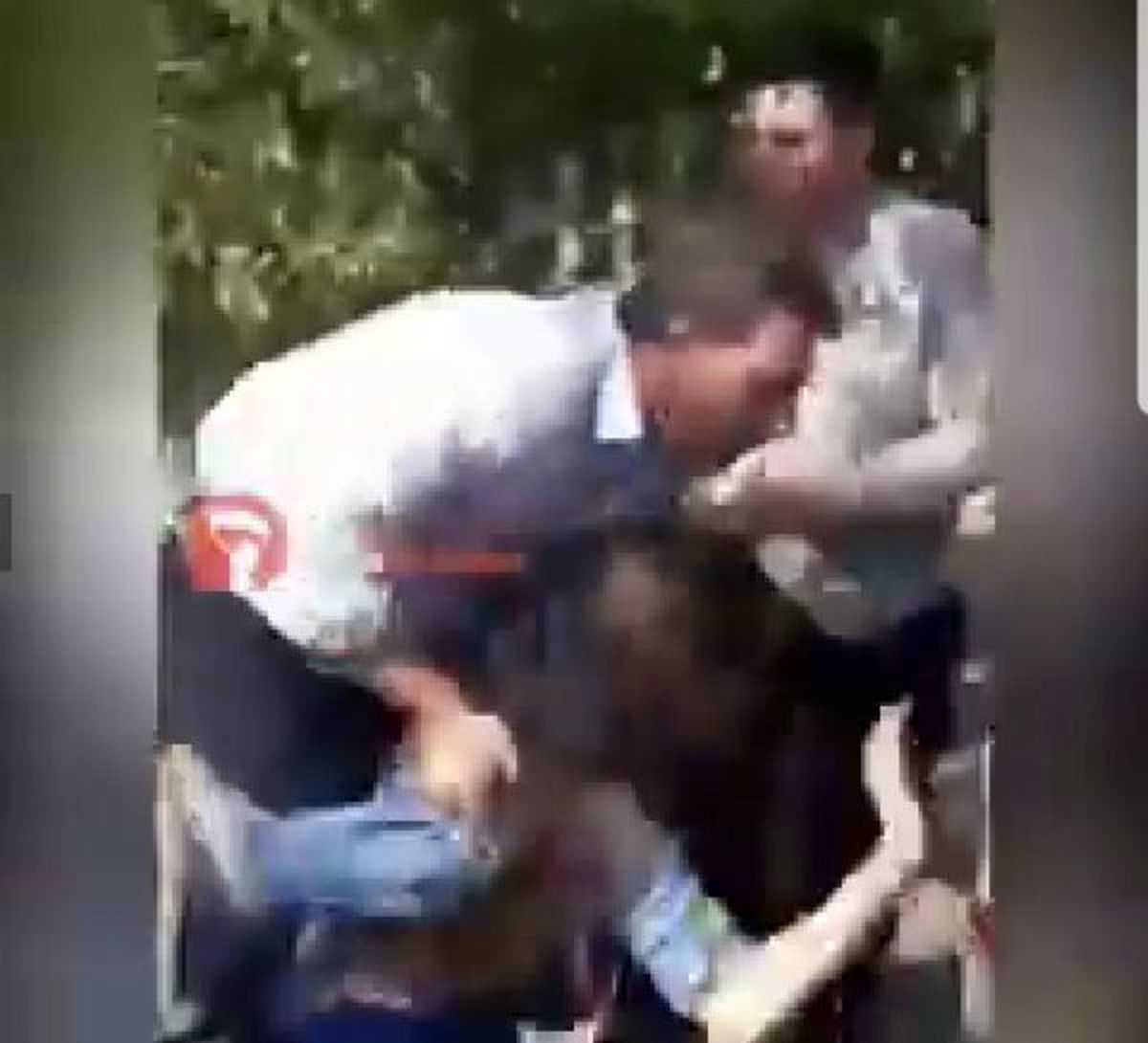 فیلم حادثه تهرانپارس/ برخورد پرحاشیه پلیس با یک دختر