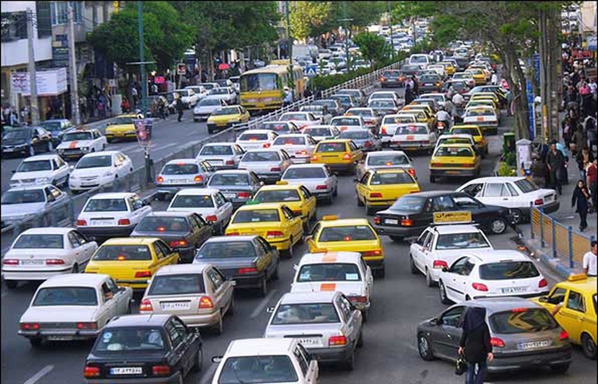 وضعیت ترافیک معابر بزرگراهی تهران