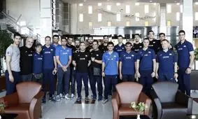 تیم ملی والیبال پس از نیم روز به بلغارستان رسید