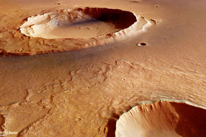 تصویری فوق‌العاده از دهانه‌های برخوردی مریخ