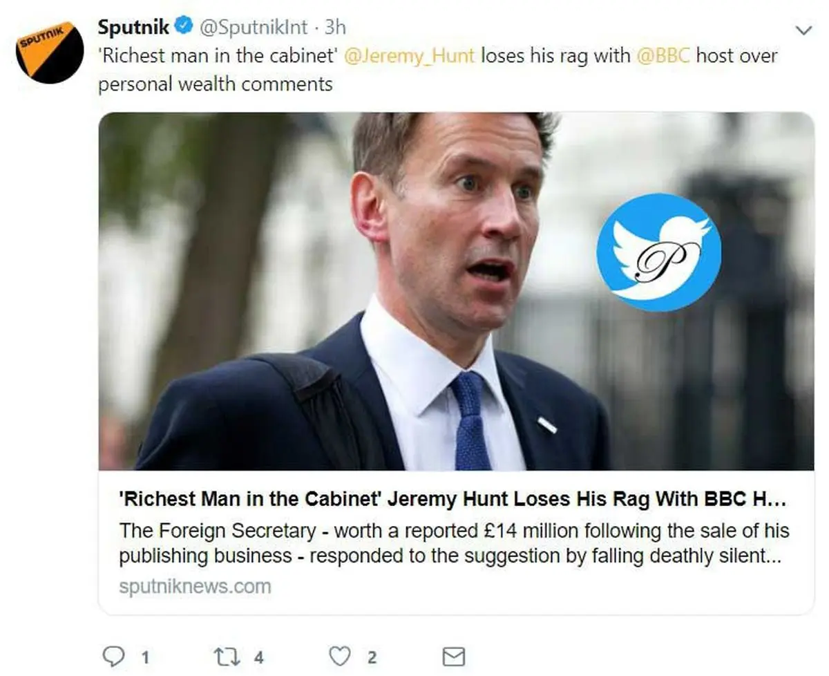 آبروی وزیر خارجه انگلیس رفت