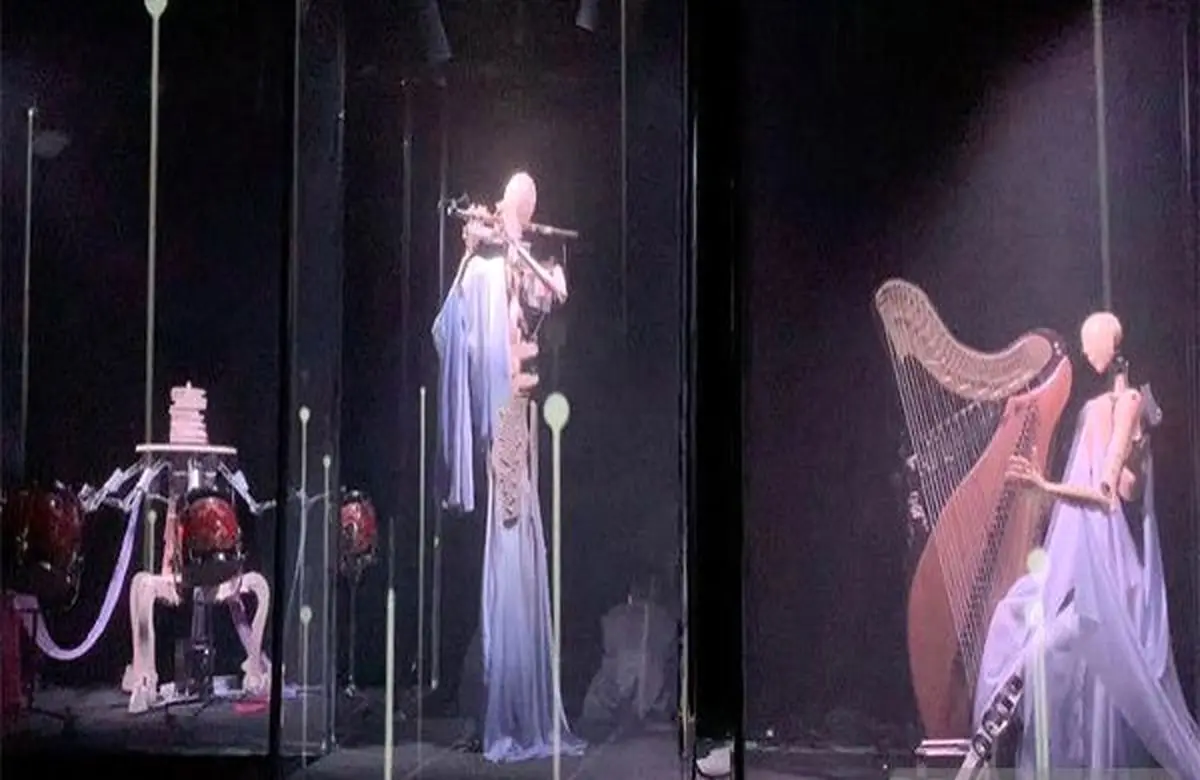 نخستین گروه موسیقی ربات‌ها در چین