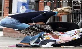 مانکنی که رفتار عجیبش سوژه رسانه ها شد! (تصاویر)