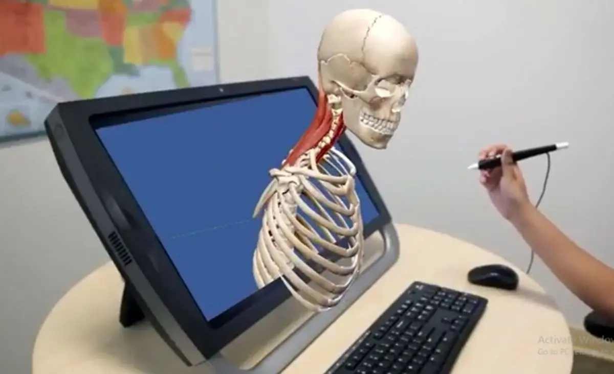 لپ‌تاپ با دید سه‌بعدی