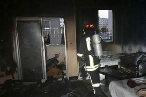 مهار آتش‌سوزی در یک خانه مسافر در مشهد