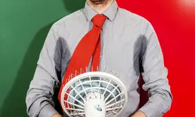 درمان تعریق زیاد با این ترفند‌ها