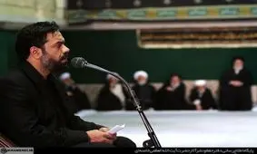 روضه خوانی حاج محمود کریمی در حضور رهبر انقلاب
