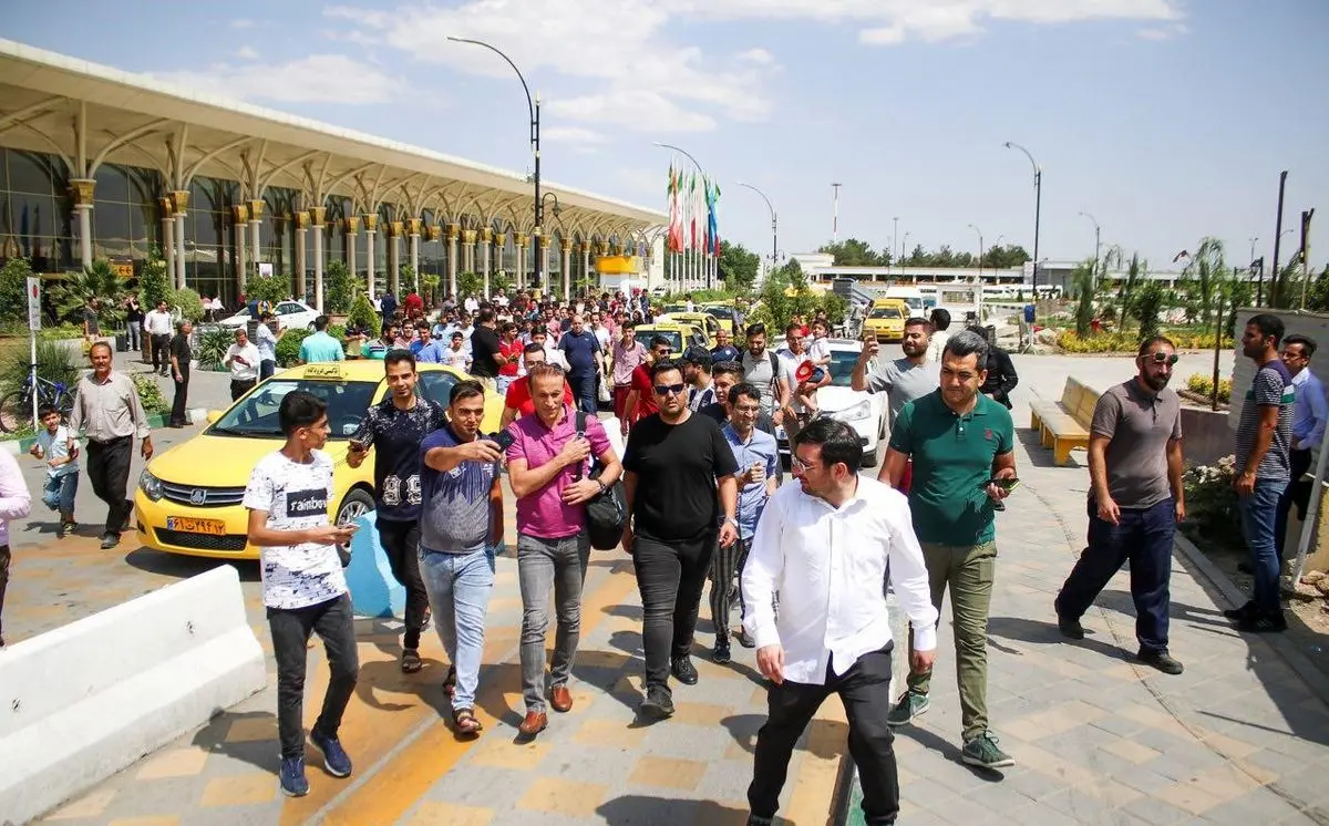 گل‌محمدی، فنایی و رحمتی وارد مشهد شدند