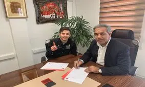 احمدزاده با عقد قراردادی به پرسپولیس پیوست