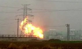 انفجار در نیروگاه برق علی آباد گلستان