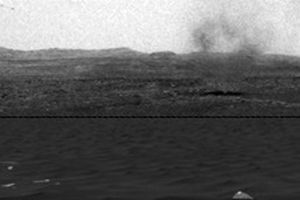 تصاویر خارق‌العاده ناسا از تنوره دیو در مریخ