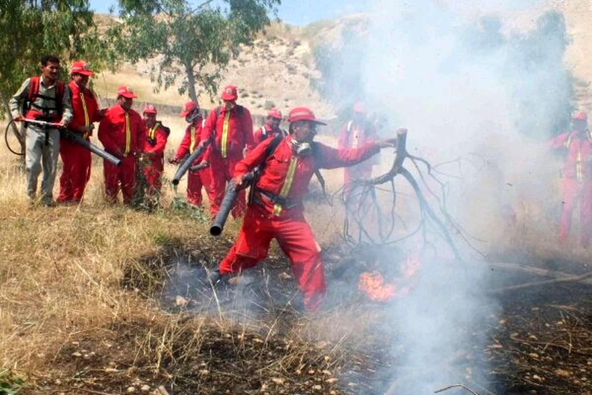 آتش سوزی جنگل های بلوط شهرستان لردگان مهار شد