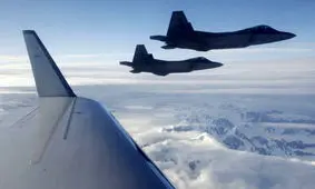 جنگنده های F۲۲ آمریکا وارد خلیج فارس شدند