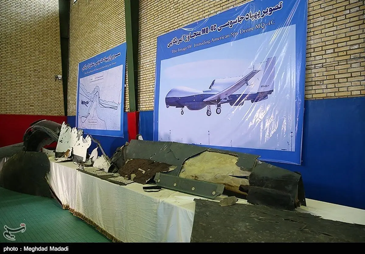 جزئیات جدید از نحوه جمع‌آوری پهپاد ساقط شده آمریکایی در خلیج فارس