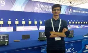 یونیورسیاد ۲۰۱۹ ایتالیا؛ پورحسینی راهی فینال تپانچه ۱۰ متر شد