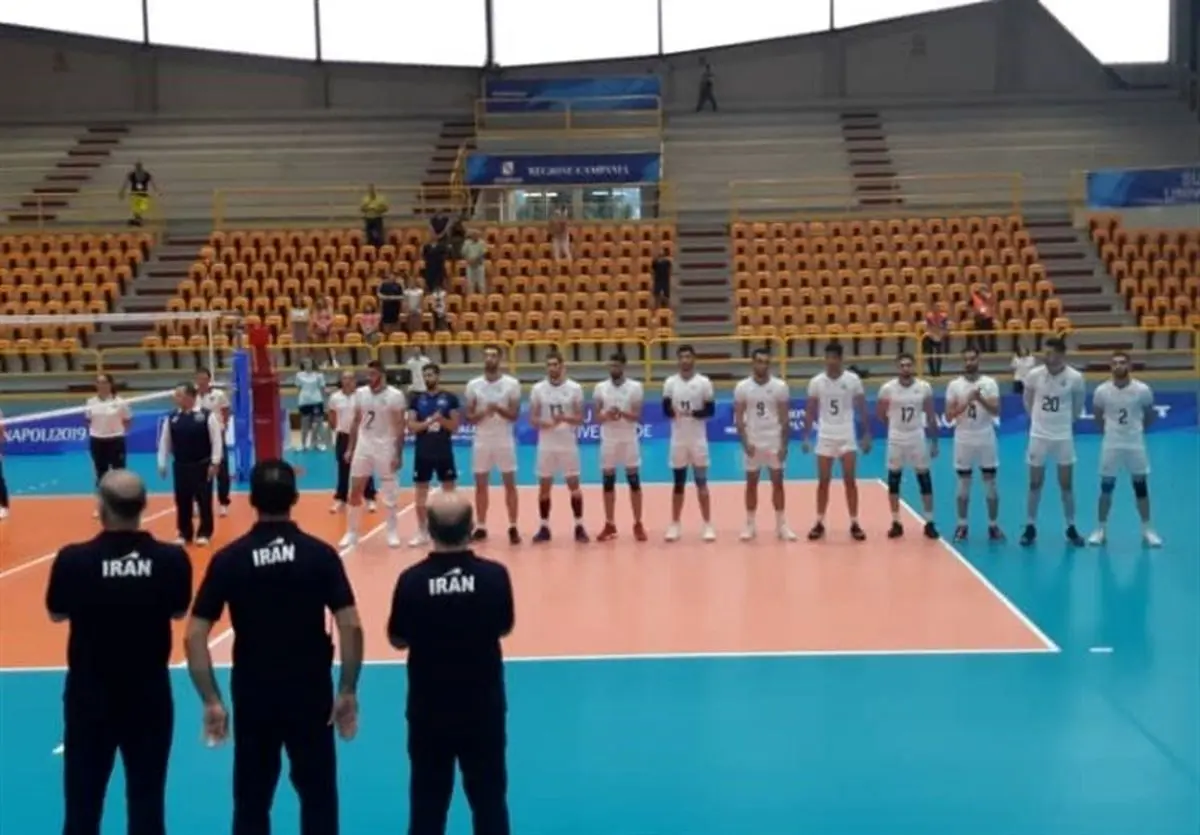 یونیورسیاد ۲۰۱۹ ایتالیا؛ شکست ایران مقابل فرانسه در دیداری نفس‌گیر