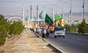 قم| شانزدهمین کاروان پیاده‌روی «بهشت تا بهشت» به روایت تصویر