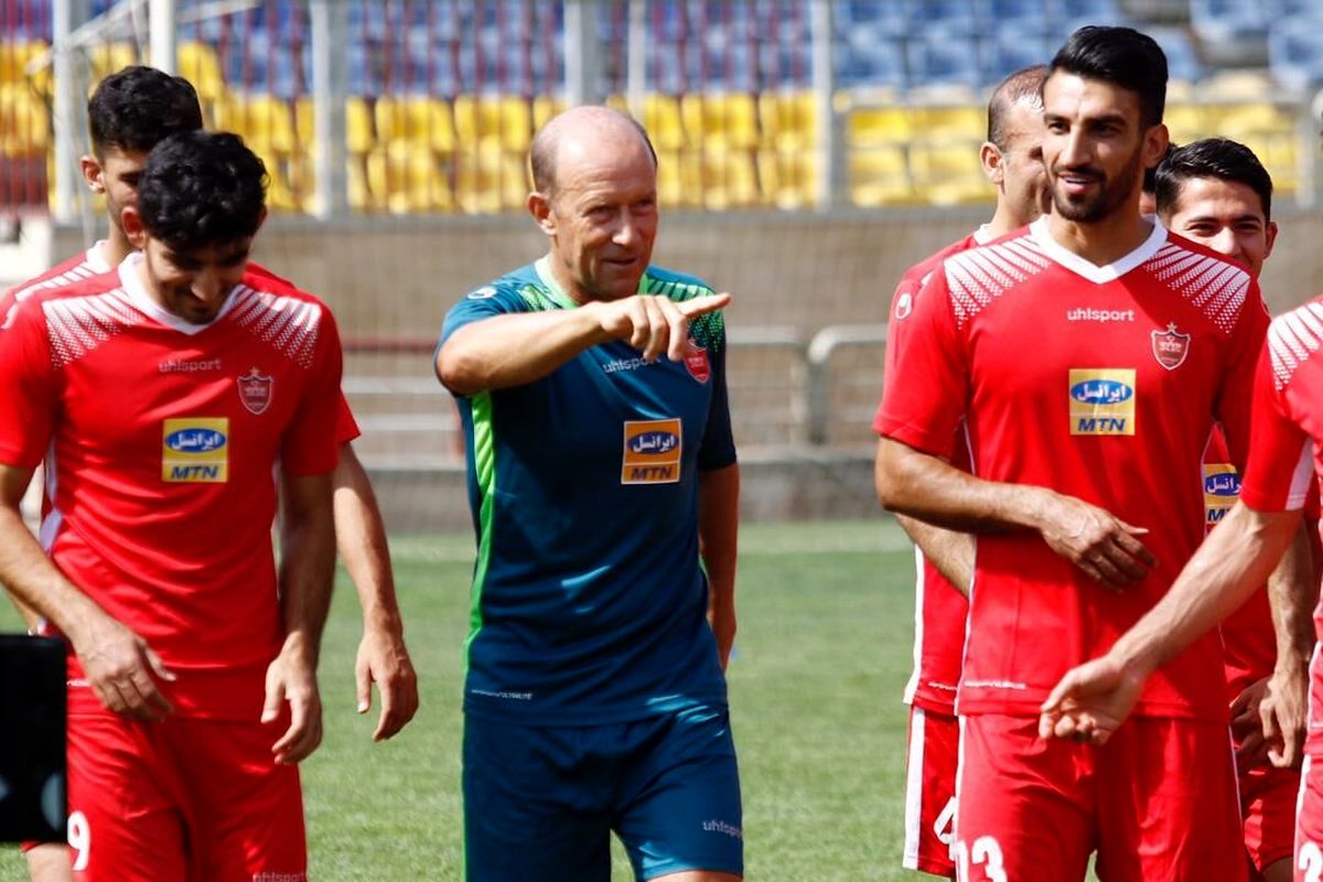 کنعانیزادگان و نادری در تمرین پرسپولیس