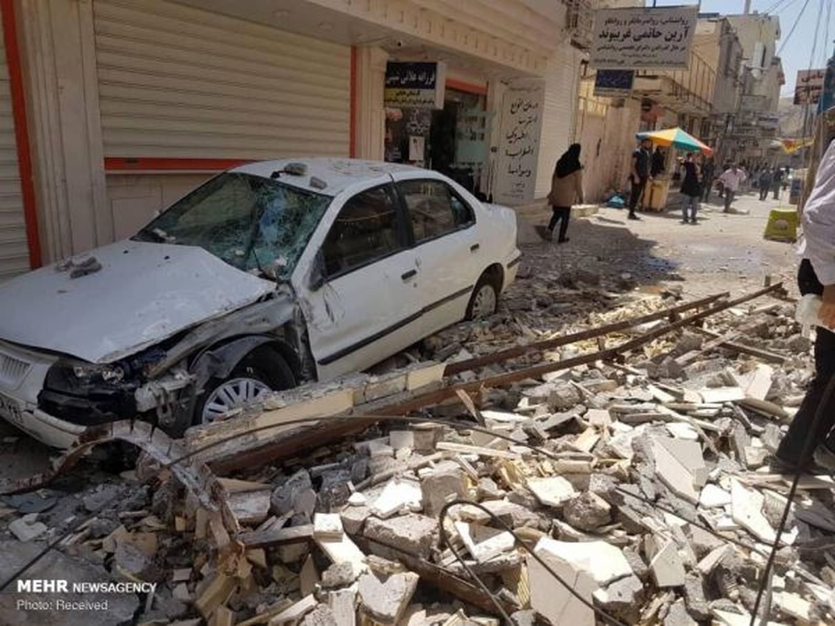 وقوع زلزله ۵.۷ ریشتری در مسجدسلیمان+ عکس