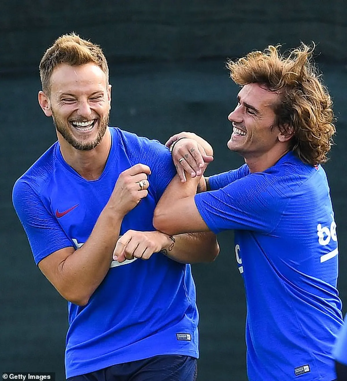 مصائب گریژمان در نخستین‌ تمرین بارسا