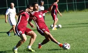 ریکاوری بازیکنان پرسپولیس در هوای آفتابی کارتپه