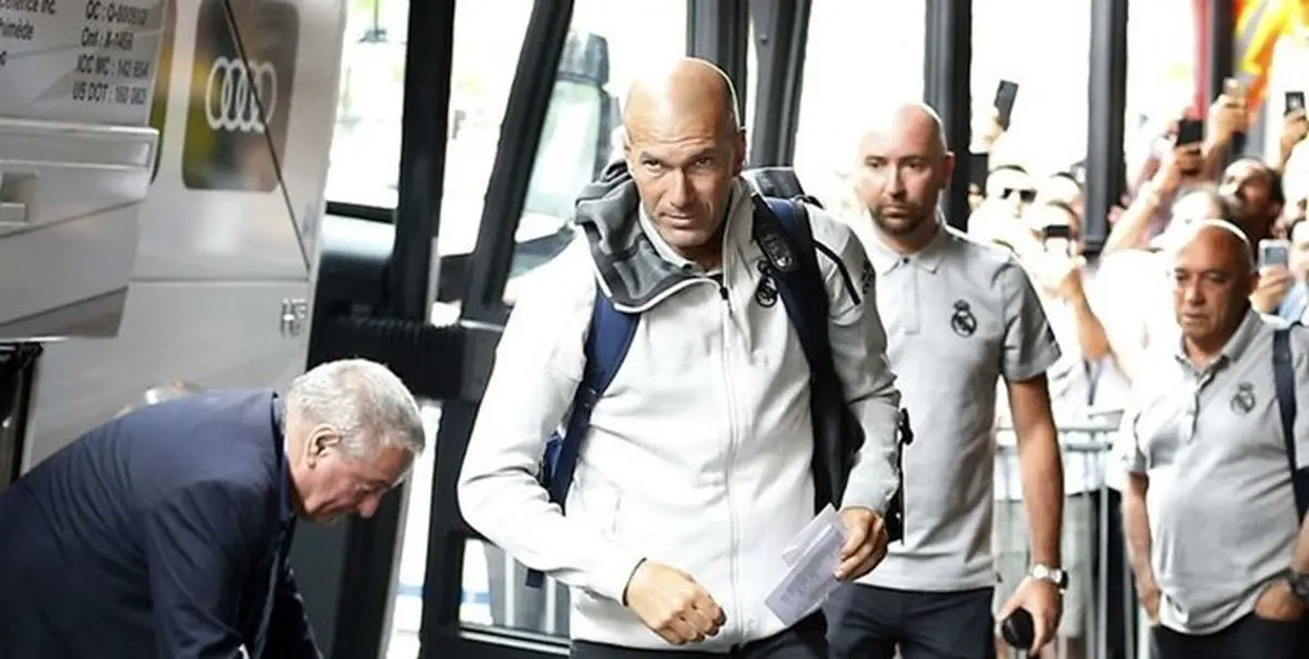 زیدان به اردوی رئال مادرید برگشت