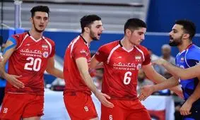 پیروزی مقتدرانه جوانان والیبال ایران مقابل تونس