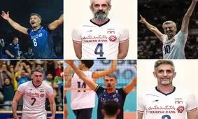 چالش پیری با FaceApp به ملی‌پوشان والیبال رسید!
