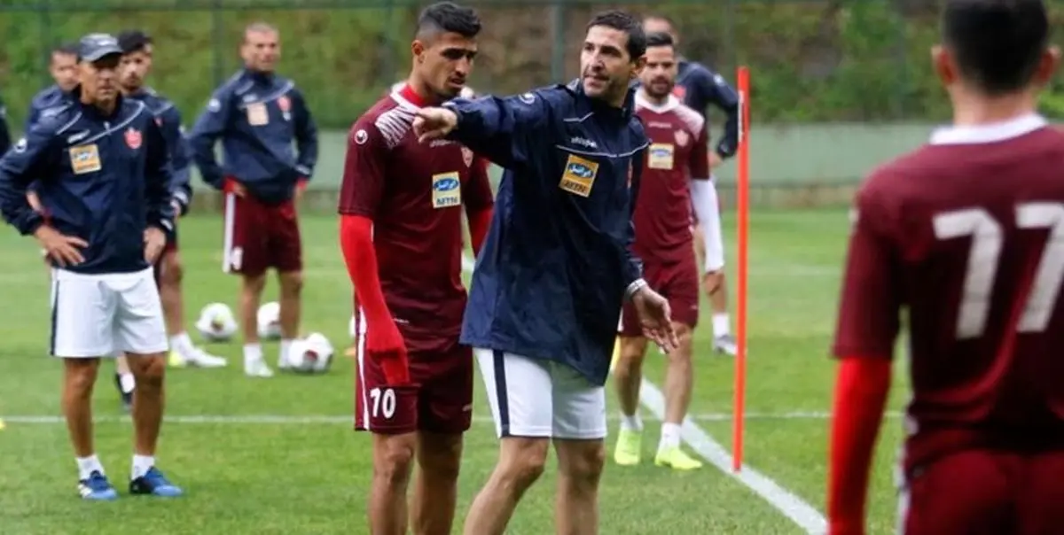 فوتبال تحت فشار پرسپولیسی‌ها در هوای ابری