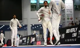 مدال برنز شمشیربازی قهرمانی جهان بر سینه عابدینی