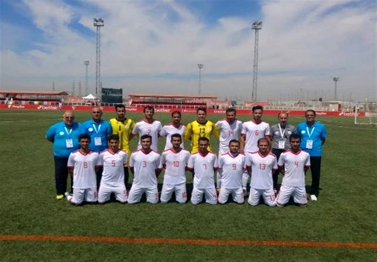 عنوان پنجمی فوتبال 7 نفره ایران با برتری مقابل آمریکا