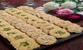 طرز تهیه سابله بادام شیرینی عید ترد و خوشمزه و مقوی