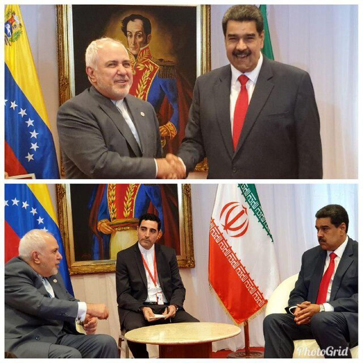 رایزنی «ظریف» با رئیس‌جمهور ونزوئلا