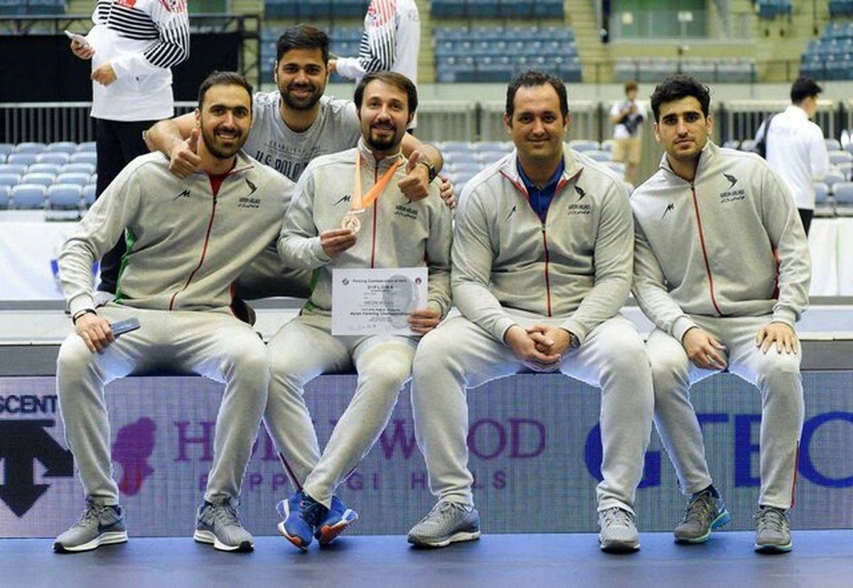 تیم سابر ایران ششم قهرمانی جهان شد