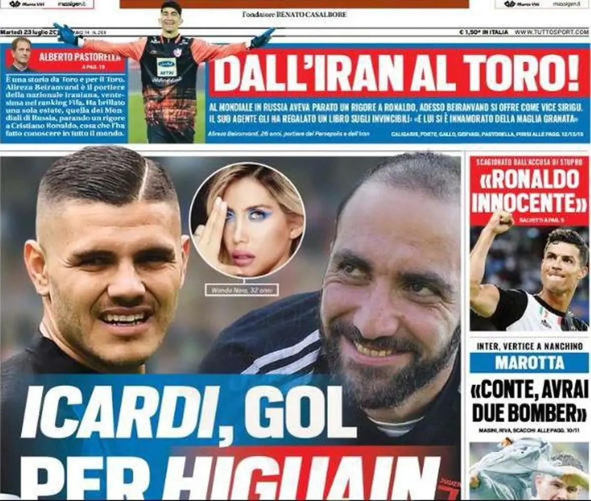 تورینو،کالیاری و آتالانتا به دنبال بیرانوند