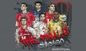 ملی‌پوشان والیبال ایران تماشاگر روز اول مرحله نهایی لیگ ملت‌ها