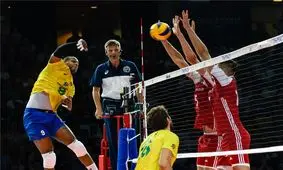 خلاصه والیبال برزیل - لهستان(ویدئو)