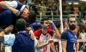 شکست والیبال ایران مقابل تیم ب لهستان