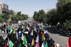راهپیمایی عفاف و حجاب در مشهد برگزار شد