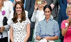 عروس‌های خانواده سلطنتی انگلیس تماشاگر فینال تنیس ویمبلدون
