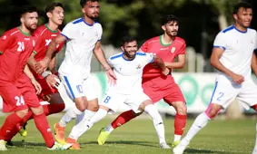 گزارش تصویری دیدار دوستانه تیم ملی امید