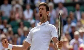 صعود جوکوویچ به فینال ویلمبلدون(ویدئو)