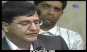 شعر خوانی مرحوم احمد عزیزی در حضور رهبر انقلاب