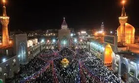 شب گذشته بزرگ‌ترین مکان مذهبی جهان جای سوزن انداختن نداشت/ جشنی میلیونی در بهشت خراسان