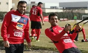 حضور شبانه وحید امیری در اردوی پرسپولیس