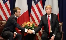 ترامپ ماکرون را احمق توصیف کرد