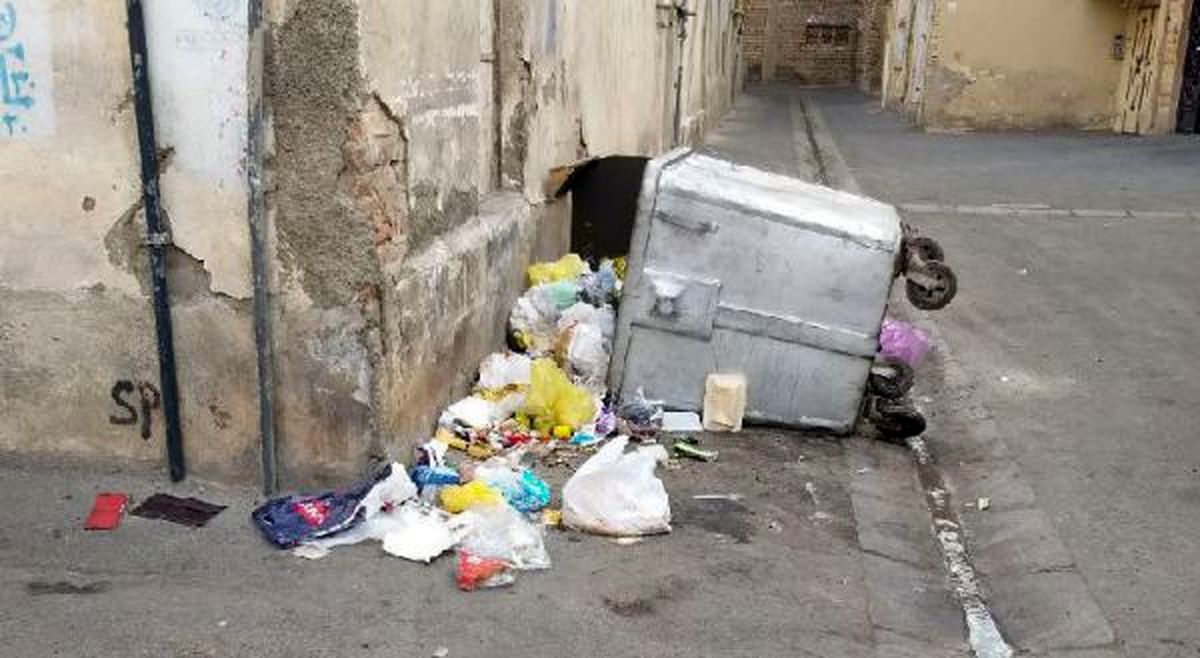 بی توجهی شهرداری منطقه 12 به جمع آوری زباله ها