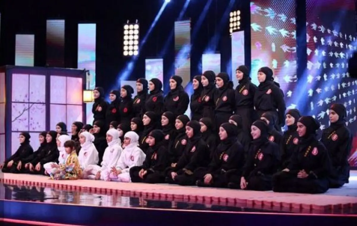 حرکات جالب دختران نینجا در برنامه «عصر جدید»