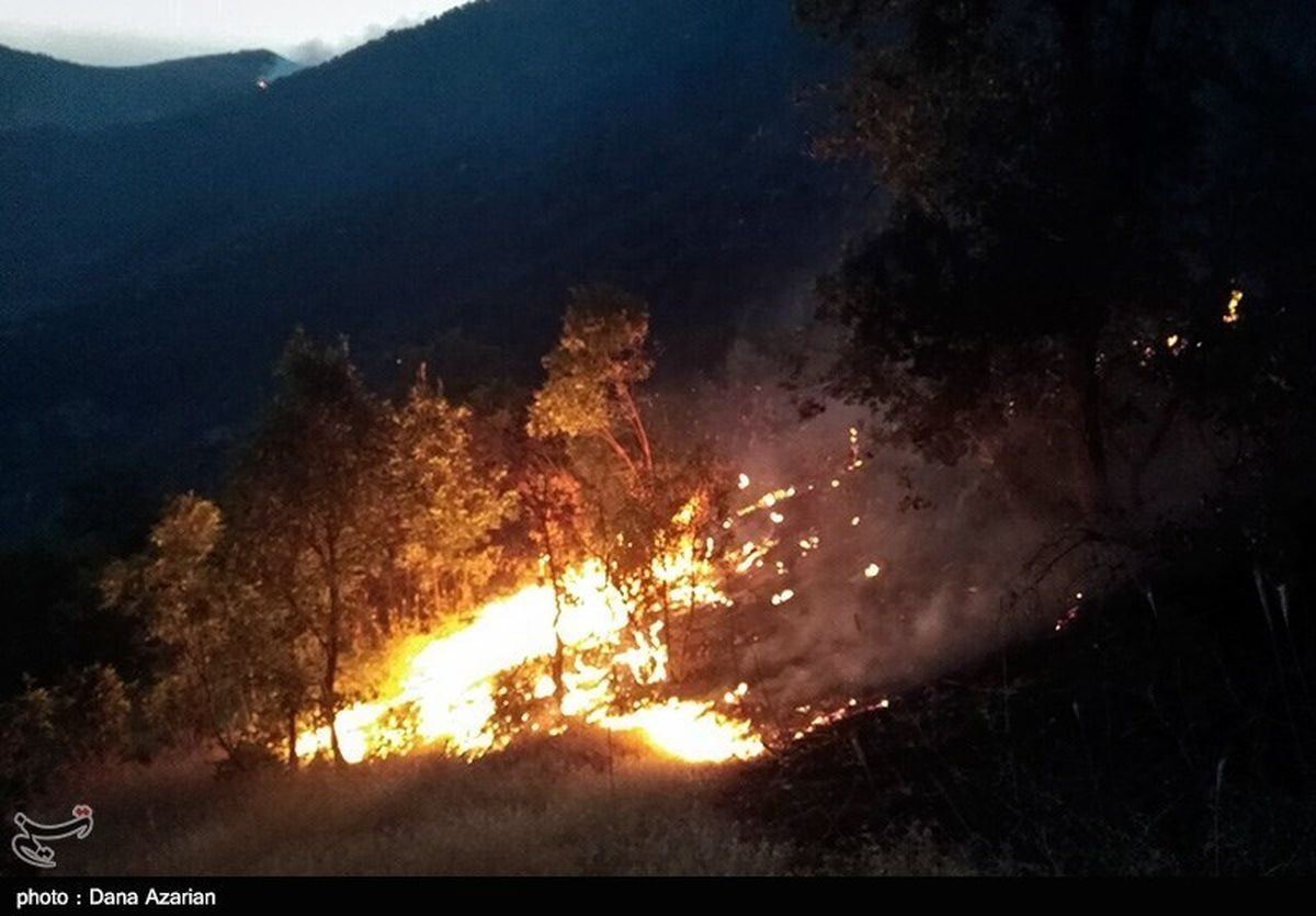 وزش بادهای گرم و احتمال آتش‌سوزی در جنگل‌های استان گیلان‌