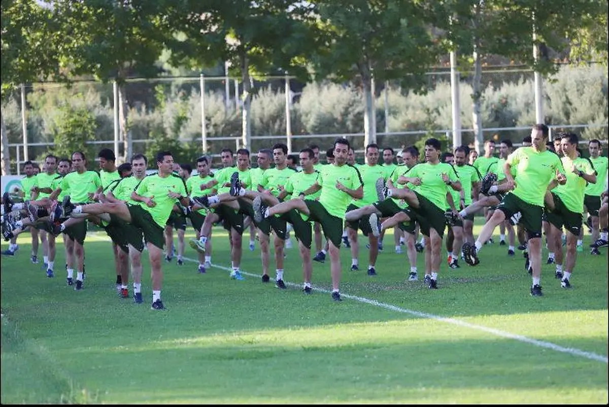 رژه داوران در کمپ تیم های ملی